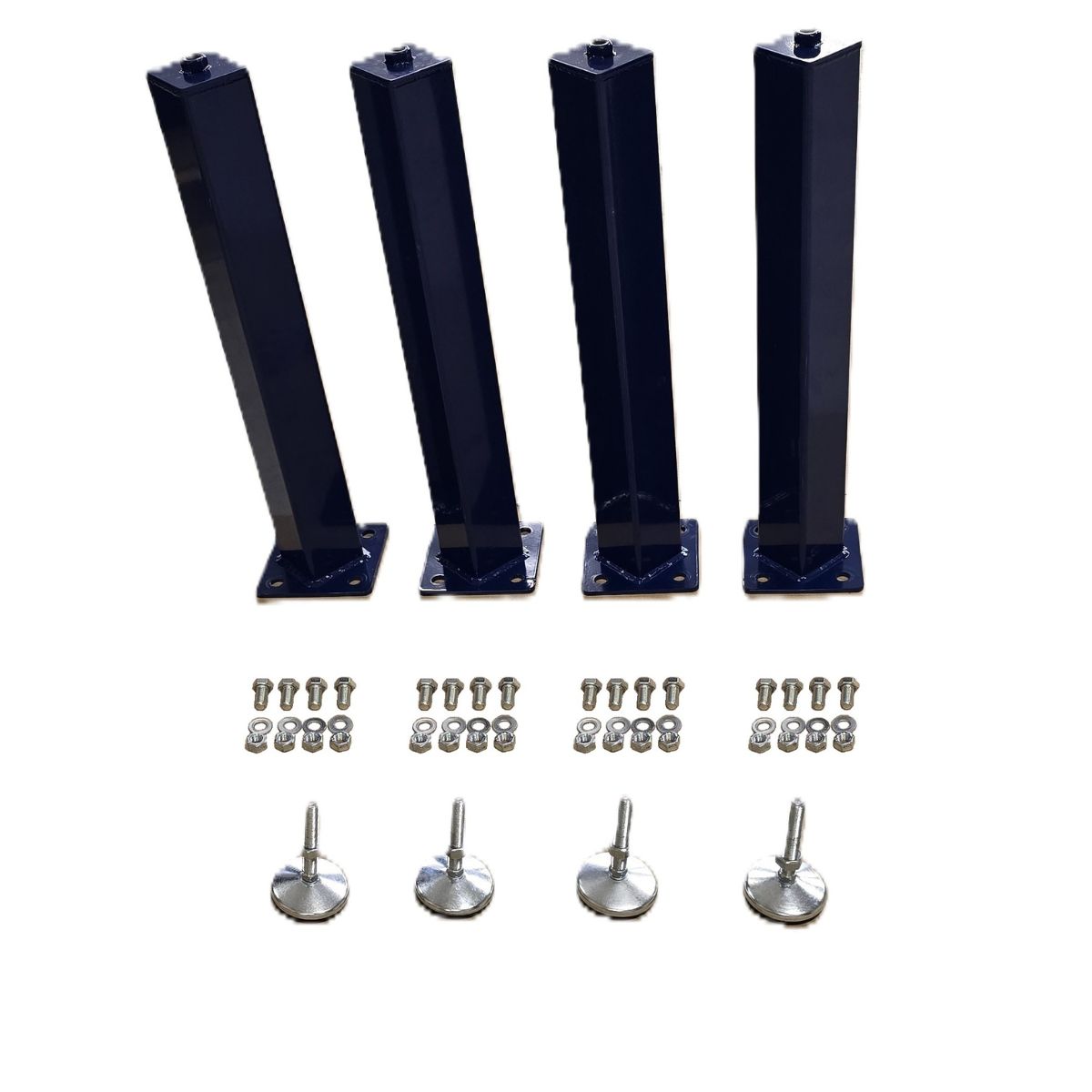 Jeu de 4 pieds 80x80 sur patins