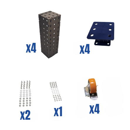 4 Pieds modulaires pour Table de soudure – Image 3