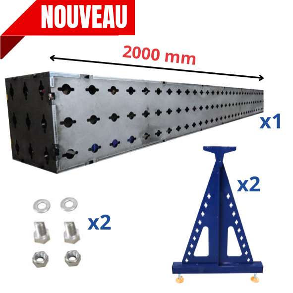 Kit tréteaux de soudure 2000 mm