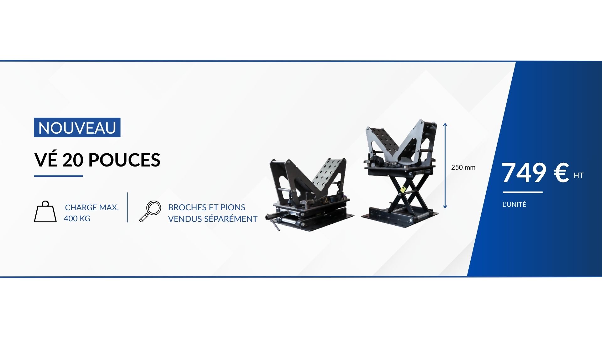 Nouvel accessoire JPS : des vé 20 pouces à 749€ l'unité HT