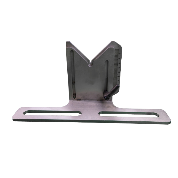 Support en Vé réglable 4 » inox